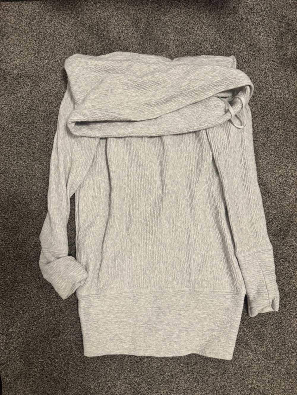 Light Gray Women's Collared Sweater/Sweater Dress